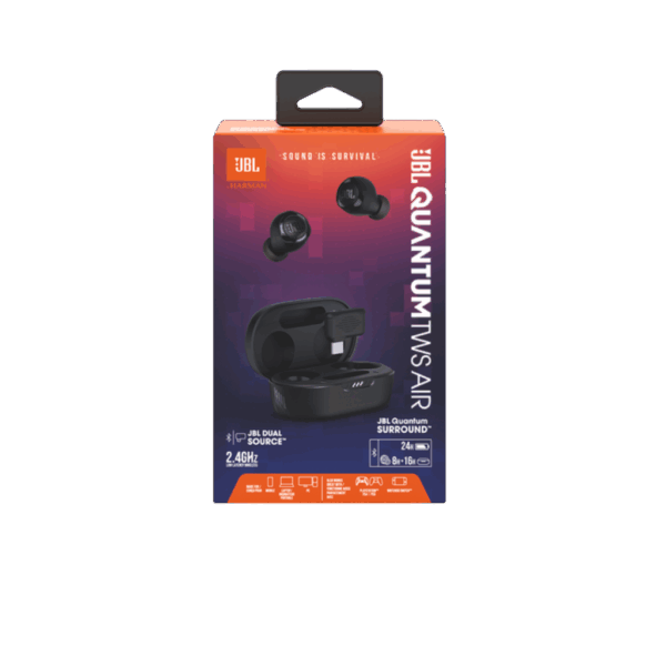 AURICULAR GAMER JBL QUANTUM TWS AIR - DONGLE PS5 - Imagen 4