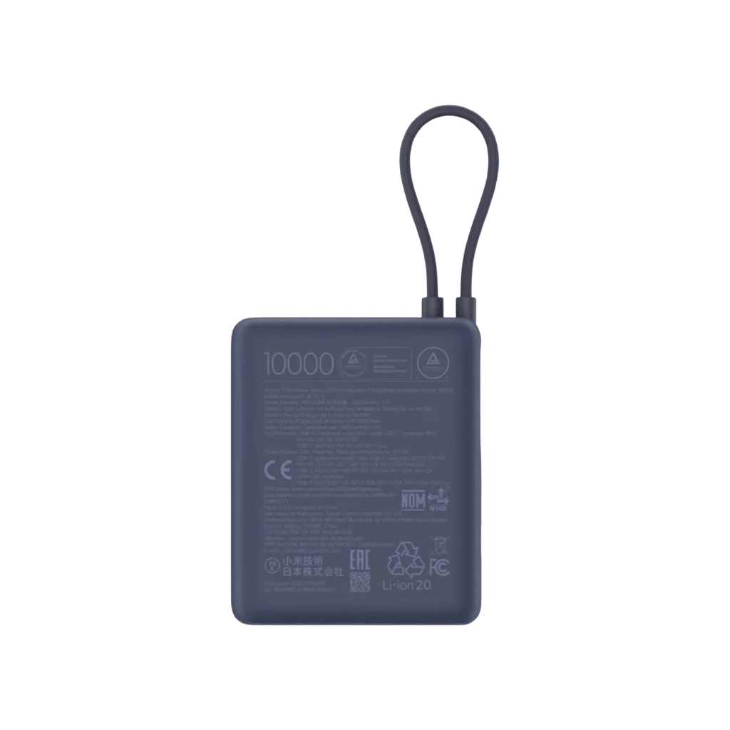 XIAOMI CARGADOR PORTATIL POWER BANK 10000mAh ICE BLUE 33W - Imagen 2